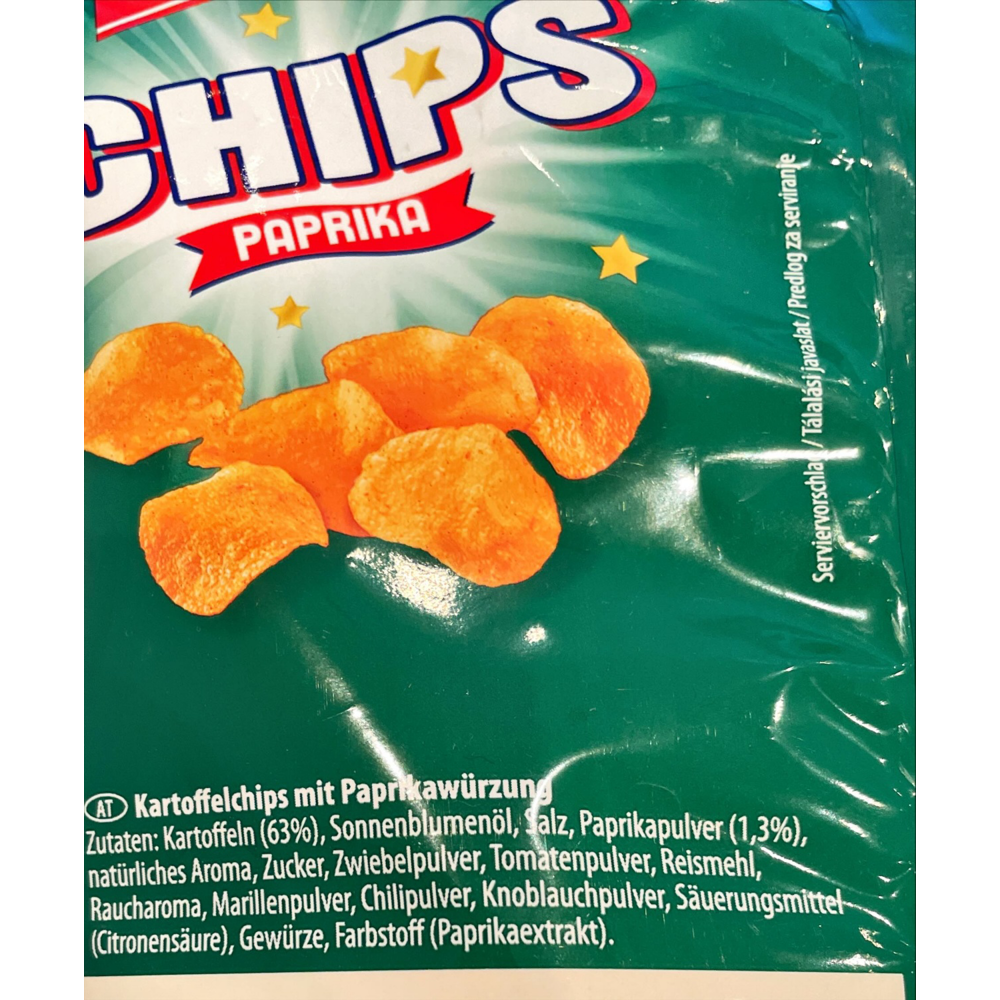 ROKSH Chips SNACK FUN Kartoffelchips Paprika 250g