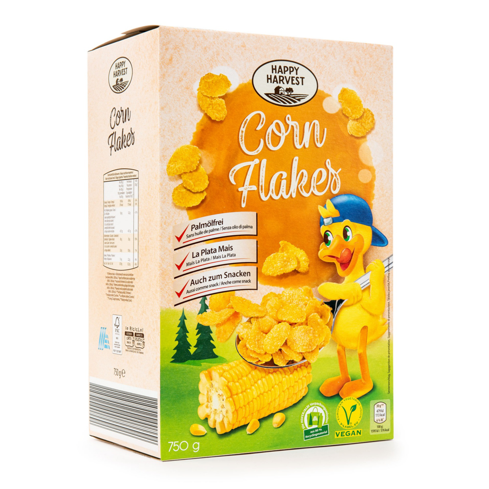 Roksh M Sli Cerealien Happy Harvest Corn Flakes G