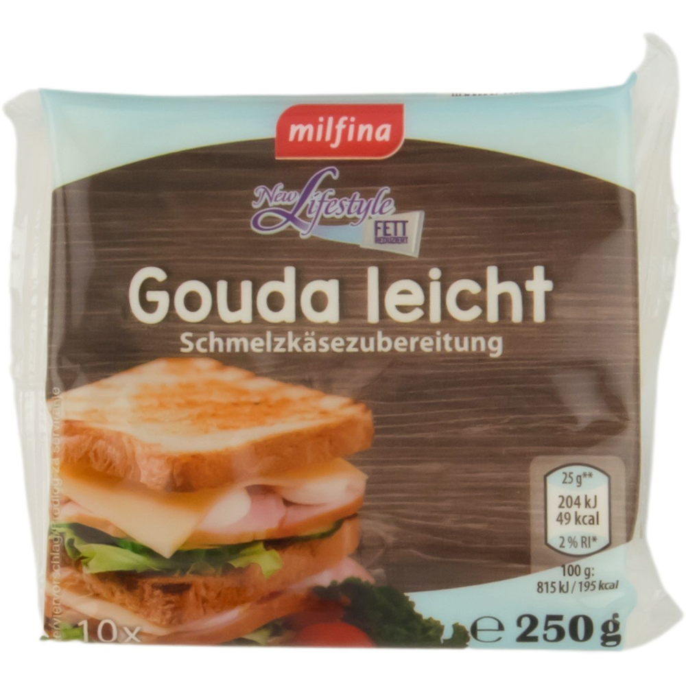 ROKSH Käse &amp; Aufstriche MILFINA Gouda leicht 250g HOFER