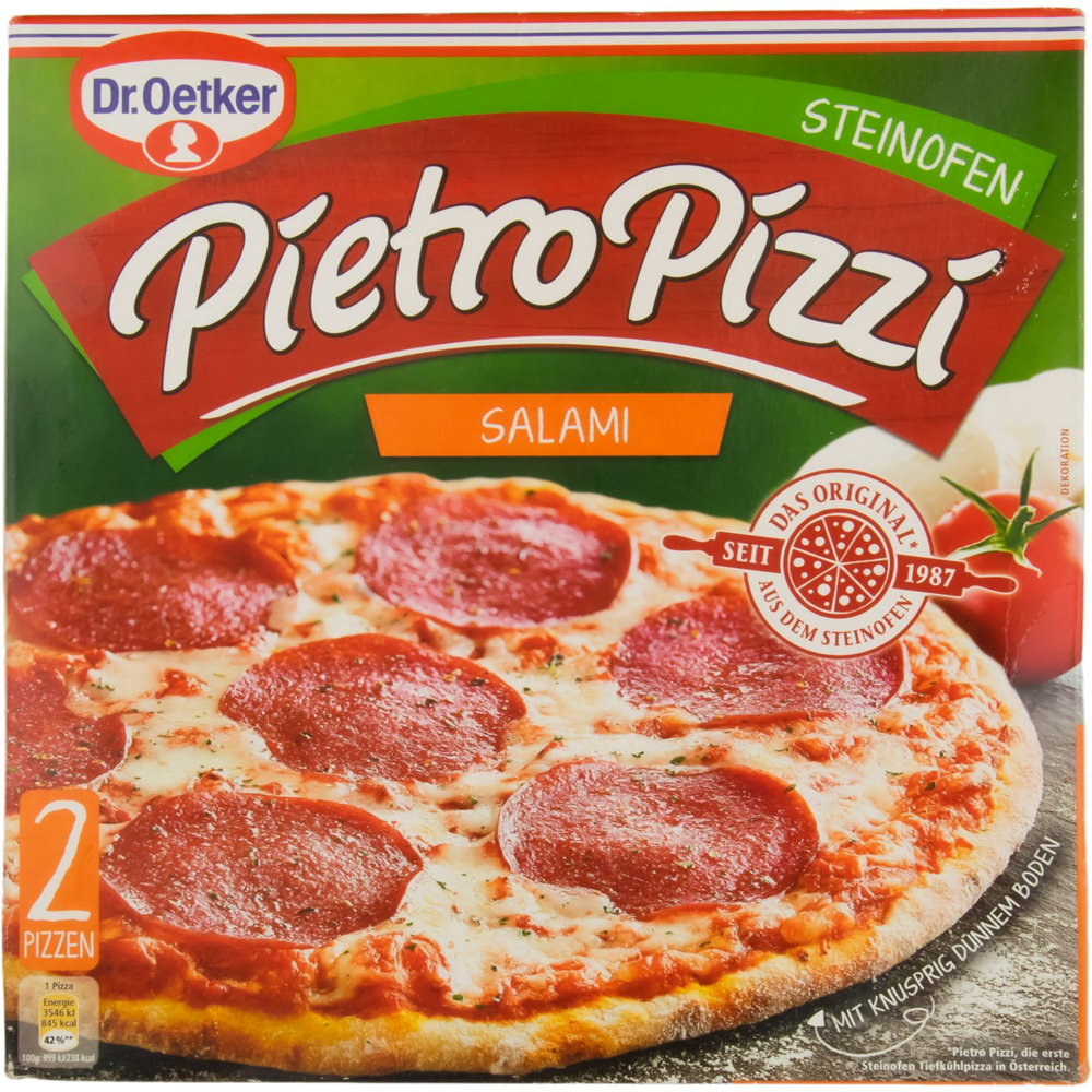 ROKSH Pizza & Fertiggerichte DR. OETKER Pietro Pizzi Salami 710g