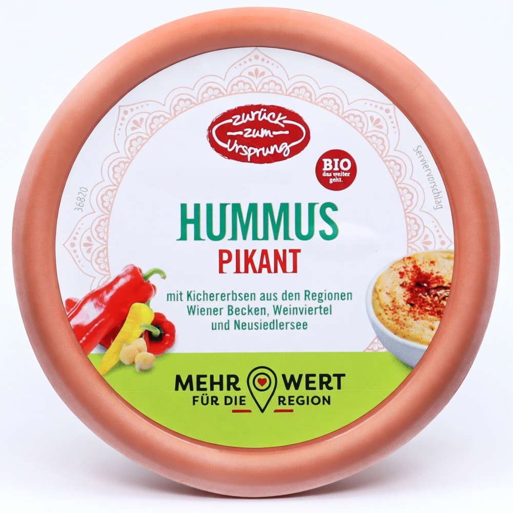 ZURÜCK ZUM URSPRUNG Hummus Pikant Bio