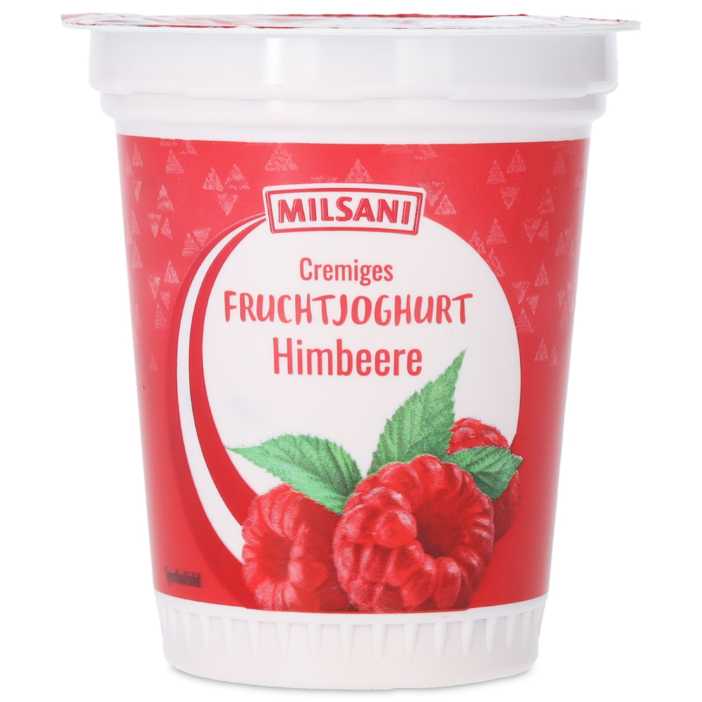 Austria product data sample: MILFINA Fruchtjoghurt Himbeere 180g