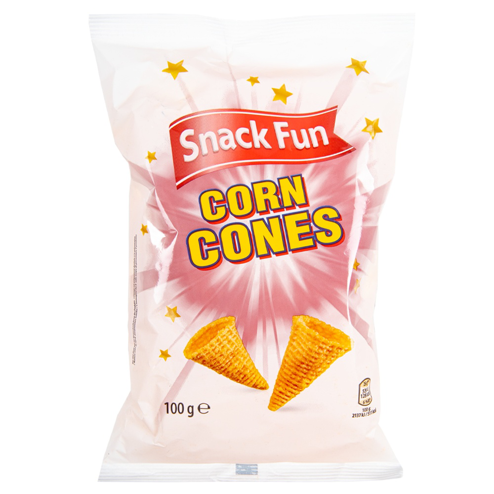 ROKSH Chips SNACK FUN Corn Cones 100g