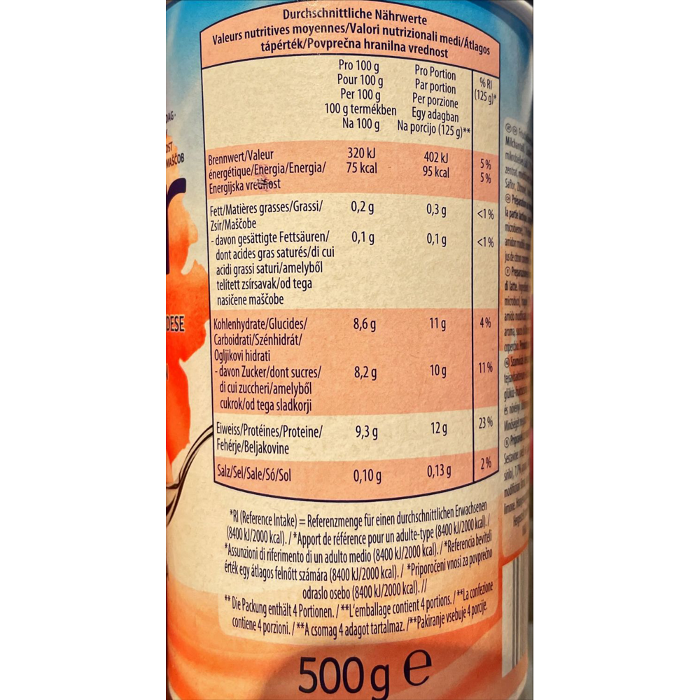 ROKSH Joghurt &amp; Topfen MILSANI Skyr Frucht Erdbeer 500g