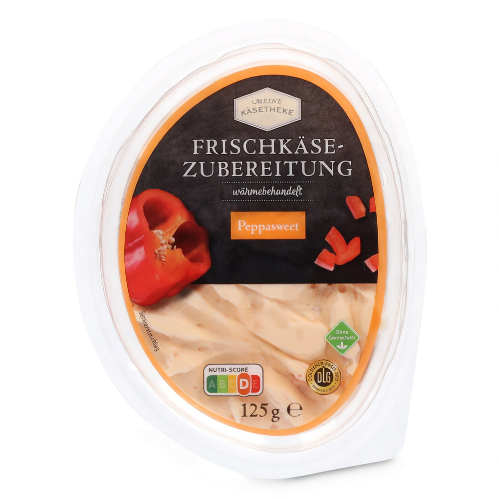 Frischkaesezubereitung Peppasweet