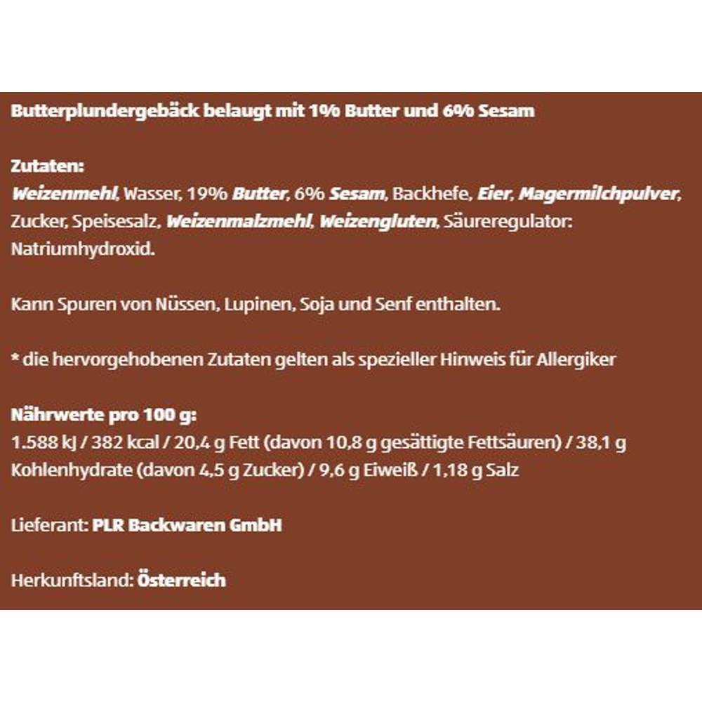 ROKSH BACKBOX BACKBOX Laugenbuttereck mit Sesam 88g