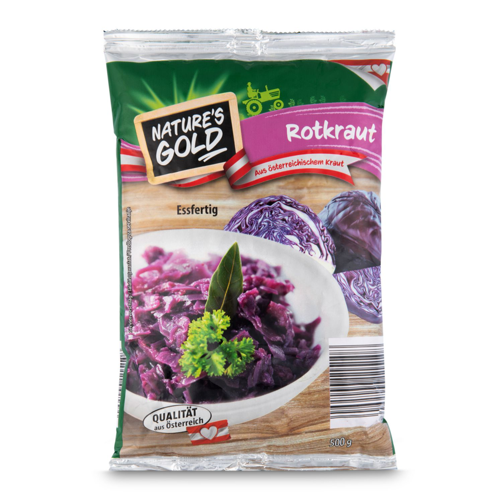 ROKSH Sauerkonserven NATURE&amp;#39;S GOLD Rotkraut 500g