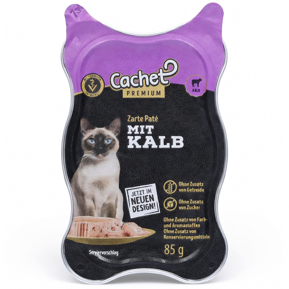 CACHET Katzenfutternass Kalb