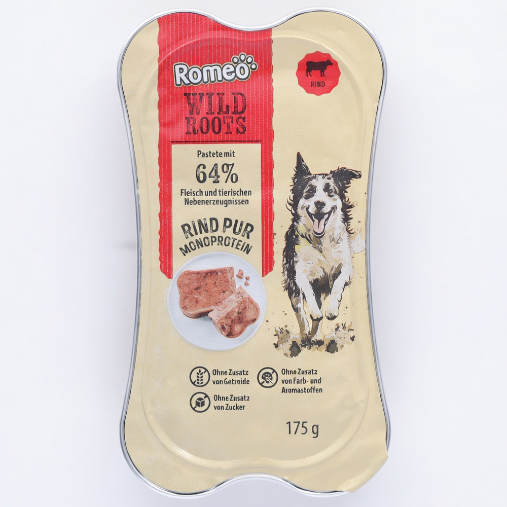 ROMEO Hundefutternass Rind