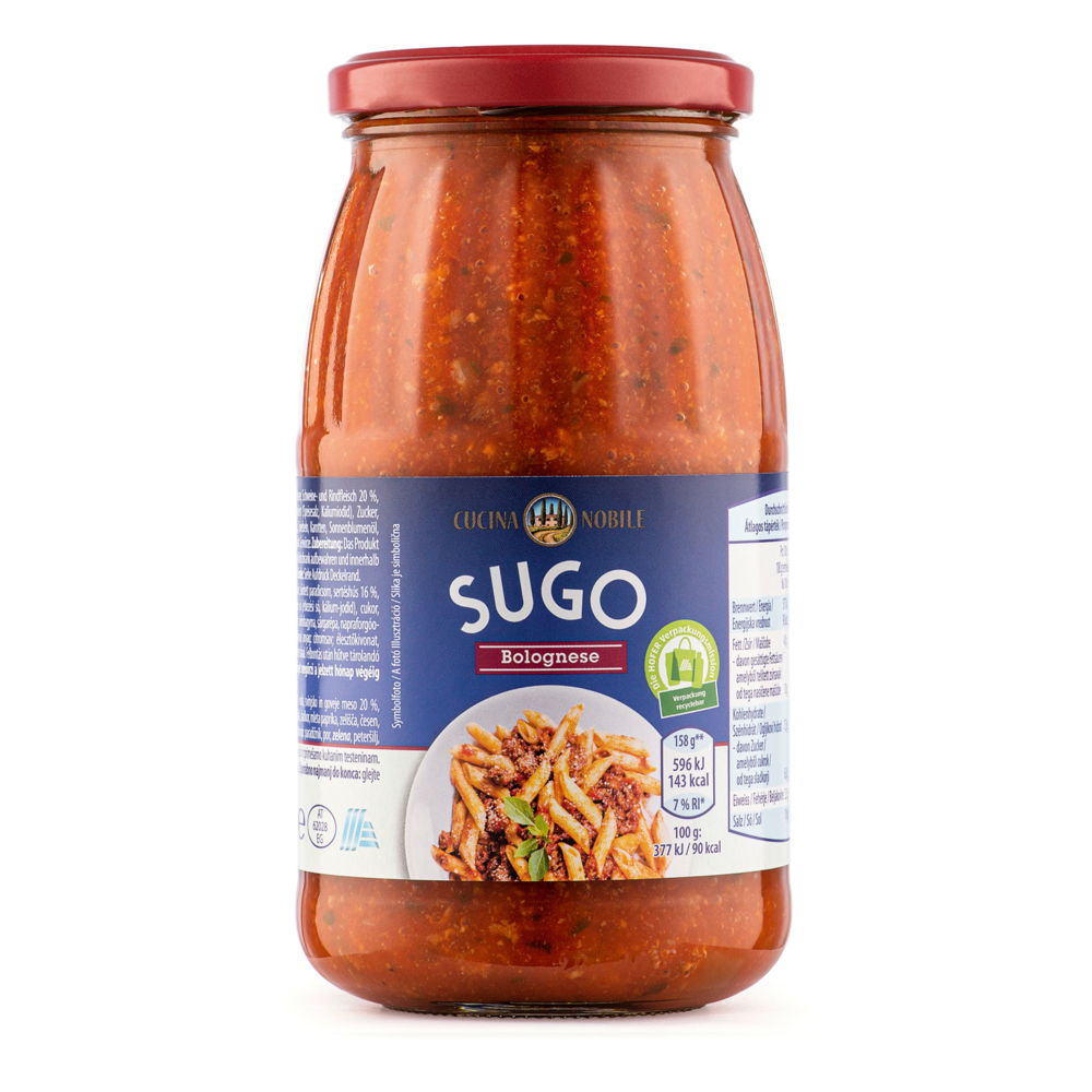 ROKSH Essig, Öl &amp; Saucen CUCINA NOBILE SUGO Bolognese 475g