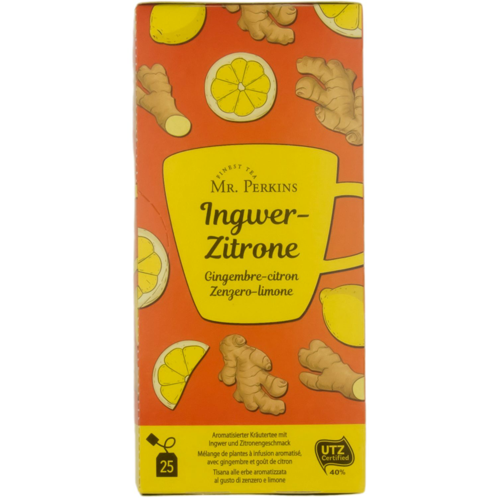 ROKSH Tee MR. PERKINS Kräutertee Ingwer-Zitrone 43,75 g