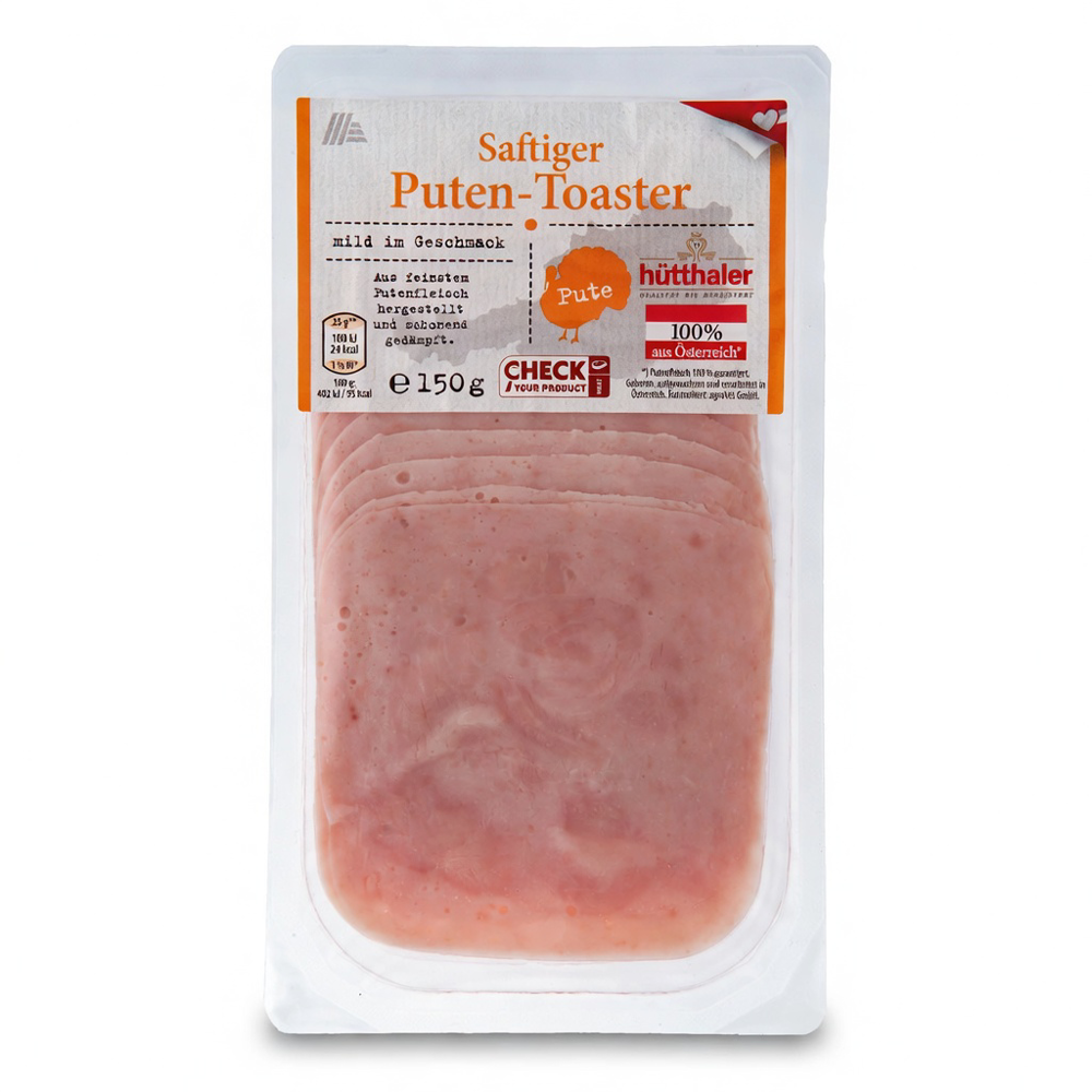 Putenschinken Toast