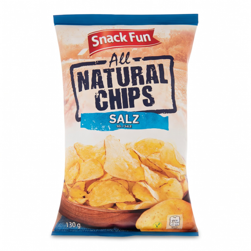 SNACK FUN Kartoffelchips Meersalz
