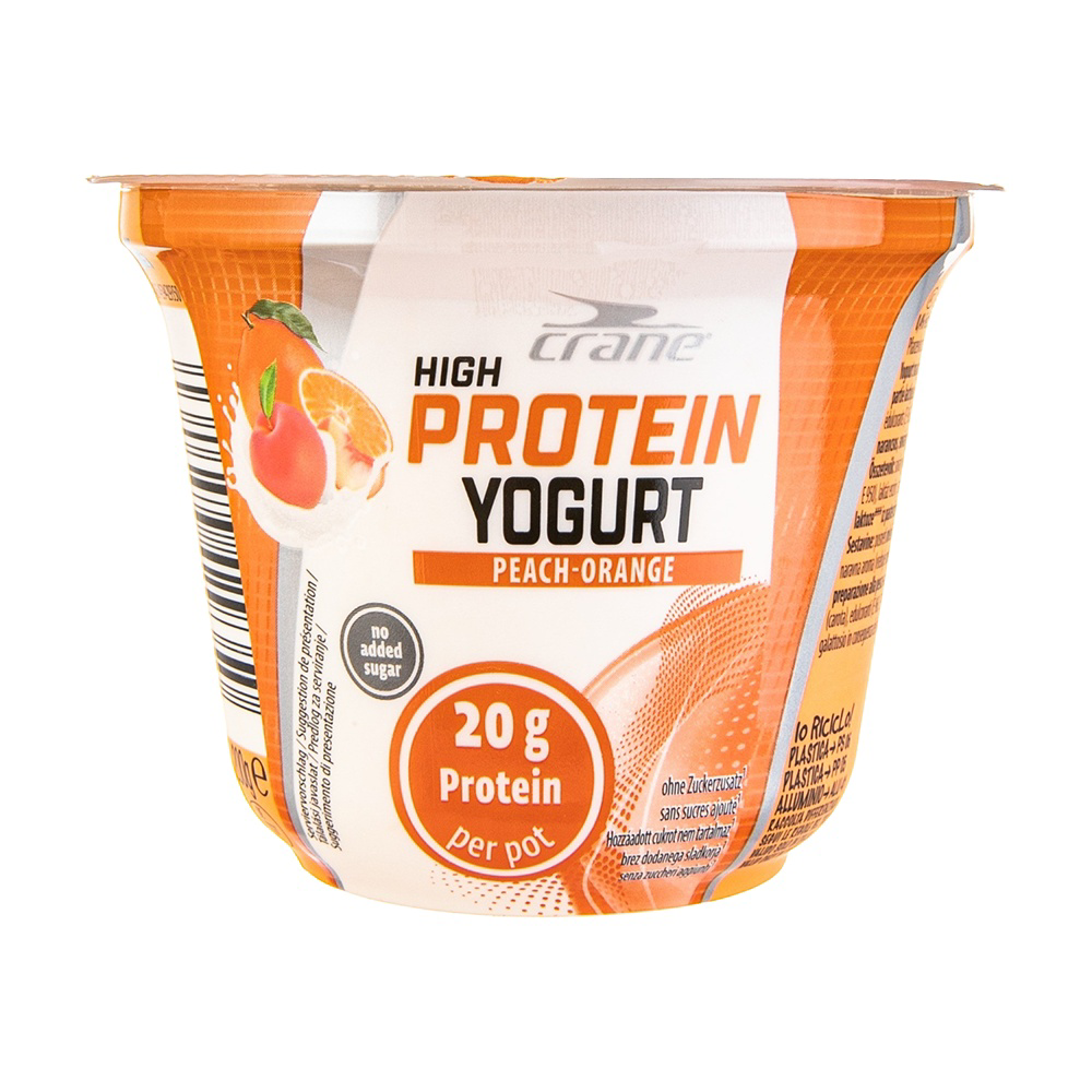 ROKSH Fruchtjoghurt CRANE High Protein Jogurt, PfirsichOrange 200g
