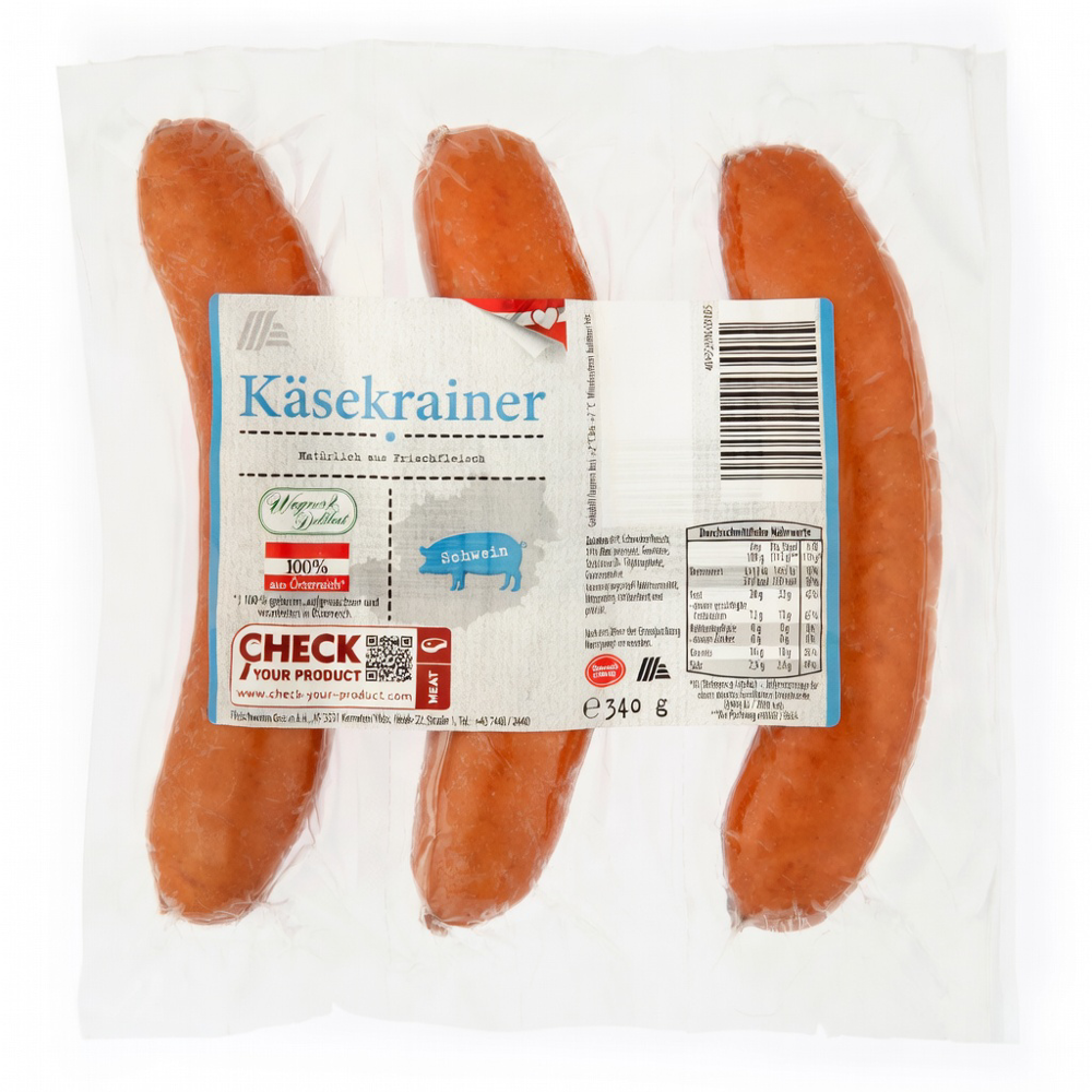 Kaesekrainer Geraeuchert