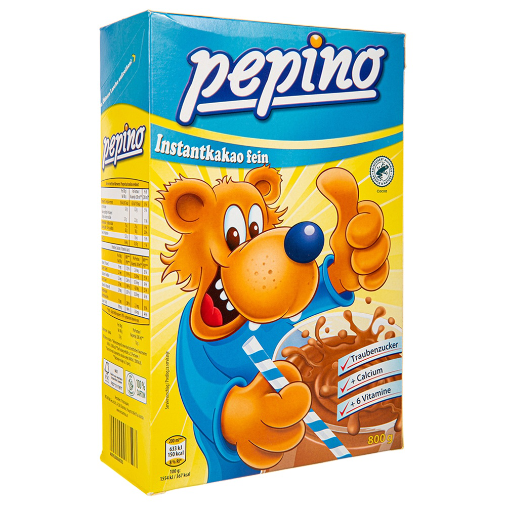 ROKSH Kaffee, Kakao & Co PEPINO Instantkakao fein 800g