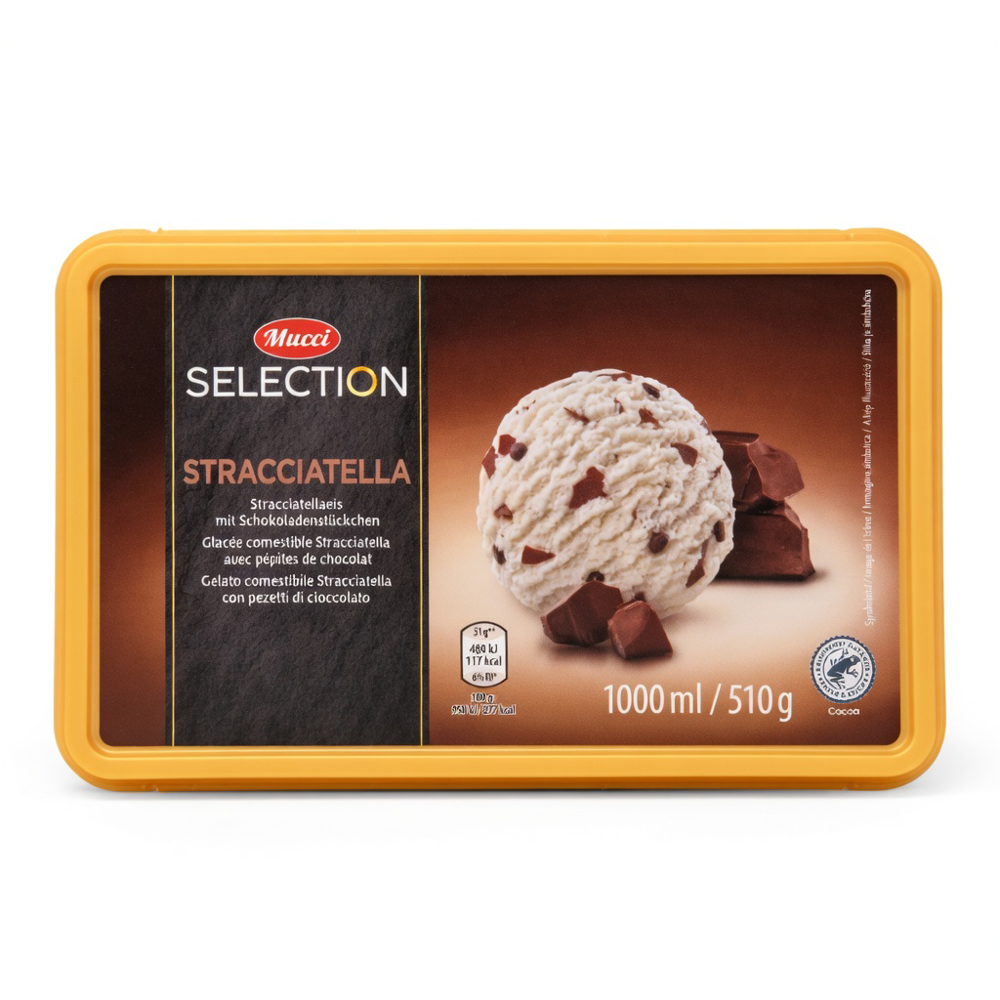 MUCCI Eiscreme Stracciatella