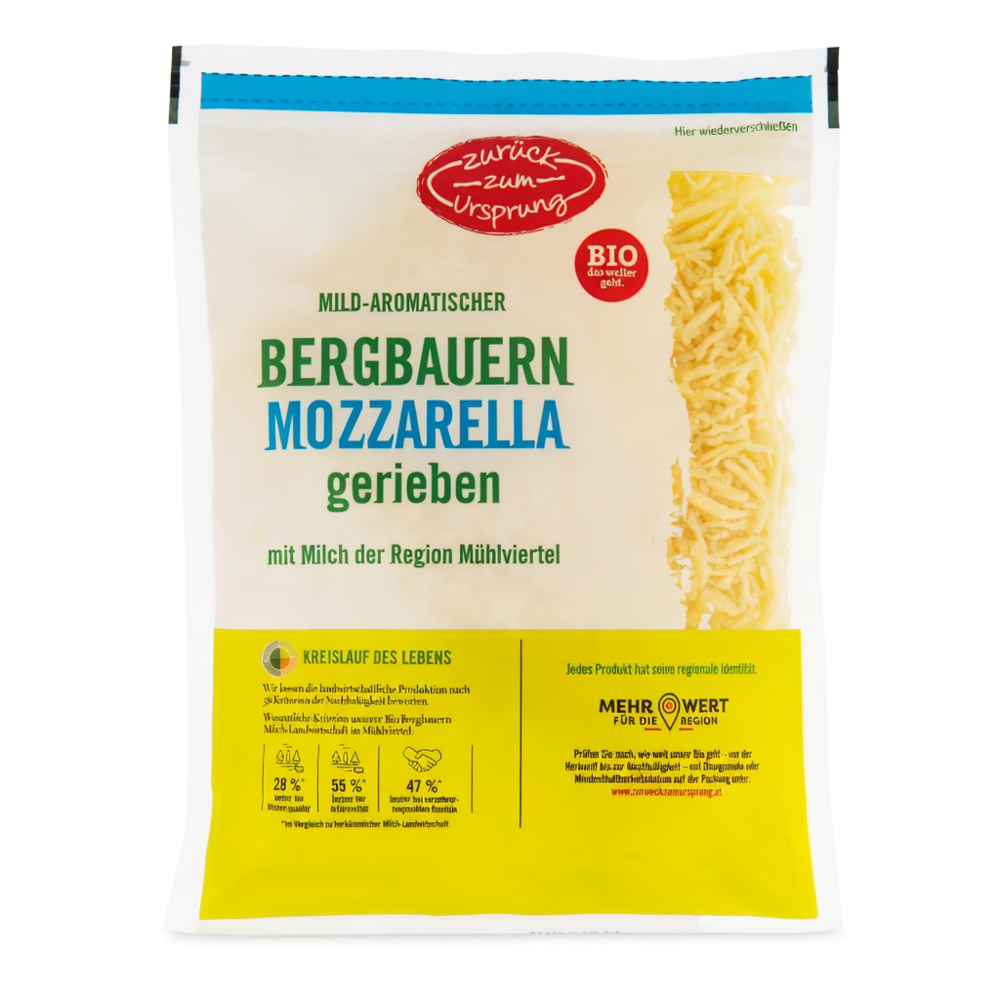 ZURÜCK ZUM URSPRUNG Mozzarella Bio