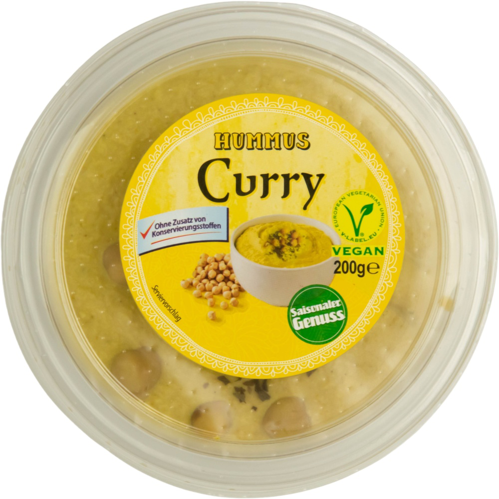 ROKSH Aufstriche & Co Hummus Curry 200g