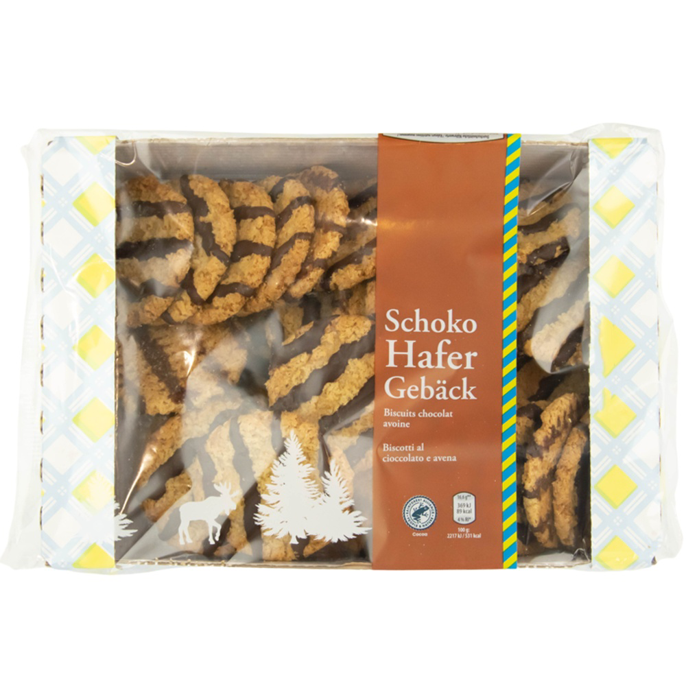 ROKSH Kekse Schoko Hafer Gebäck 600g HOFER