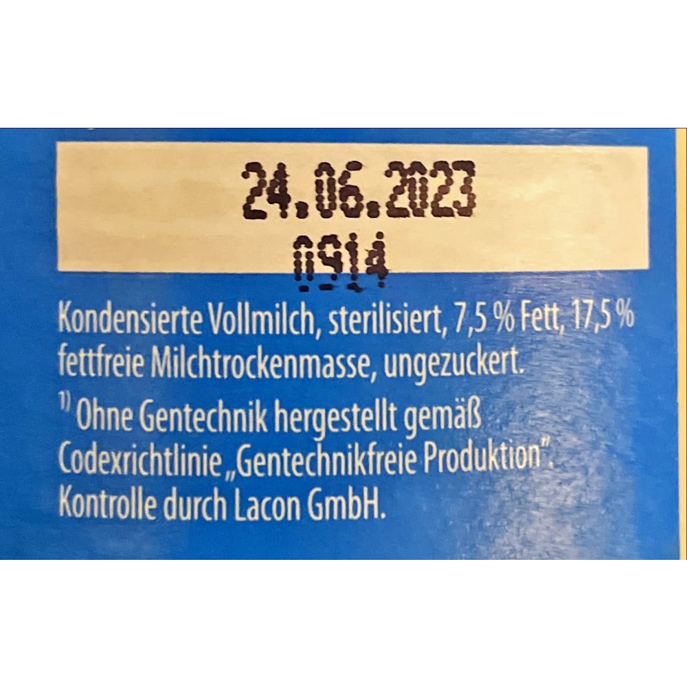 ROKSH Haltbare Milch, Sahne &amp; Co MILFINA Kaffeemilch 500ml HOFER