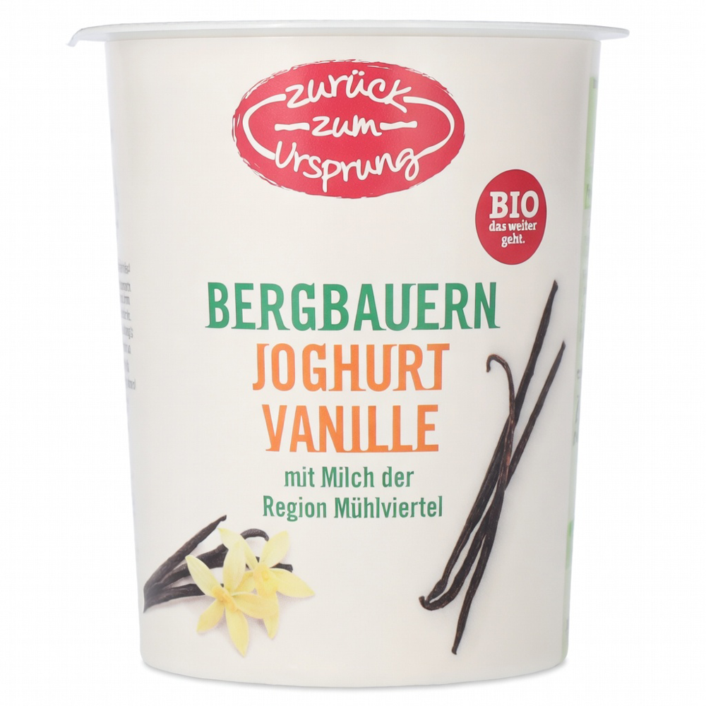 ZURÜCK ZUM URSPRUNG Joghurt Vanille Bio