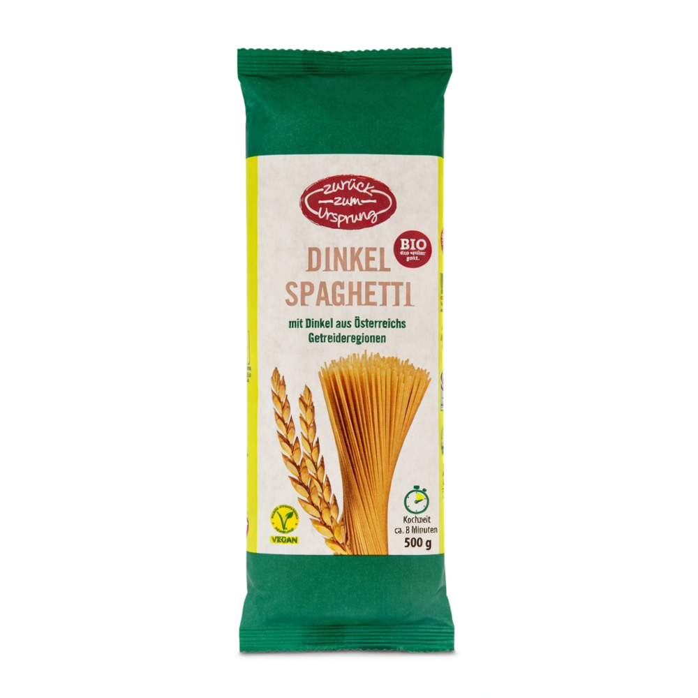 ZURÜCK ZUM URSPRUNG Spaghetti Dinkel Bio