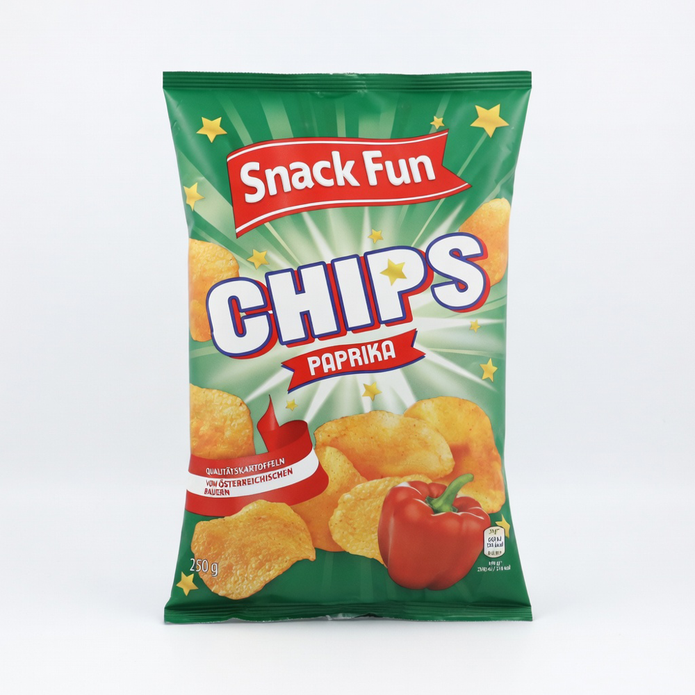 SNACK FUN Kartoffelchips Paprika