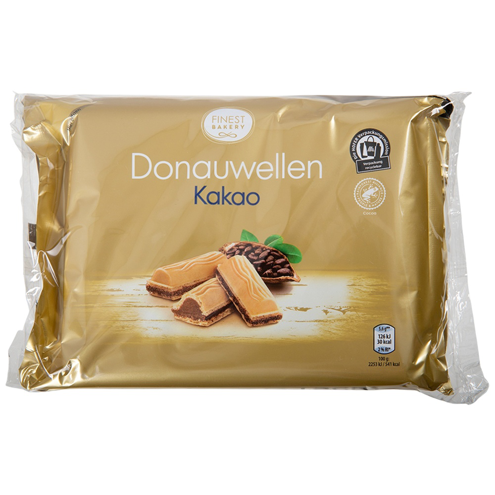 ROKSH Waffeln FINEST BAKERY Donauwellen Kakao 3x150g