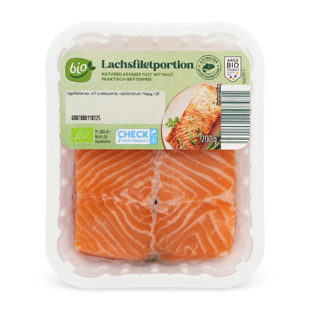 Lachsfilet Bio