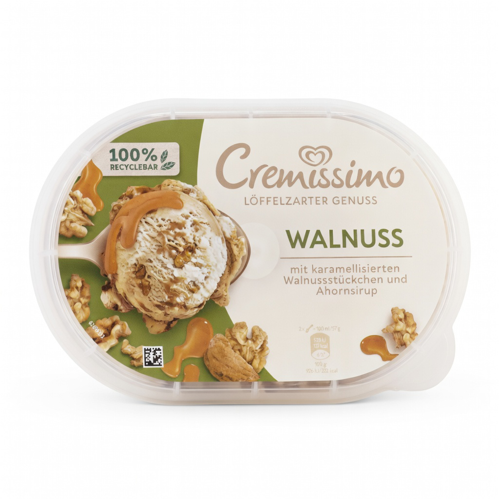 CREMISSIMO Eiscreme Walnuss