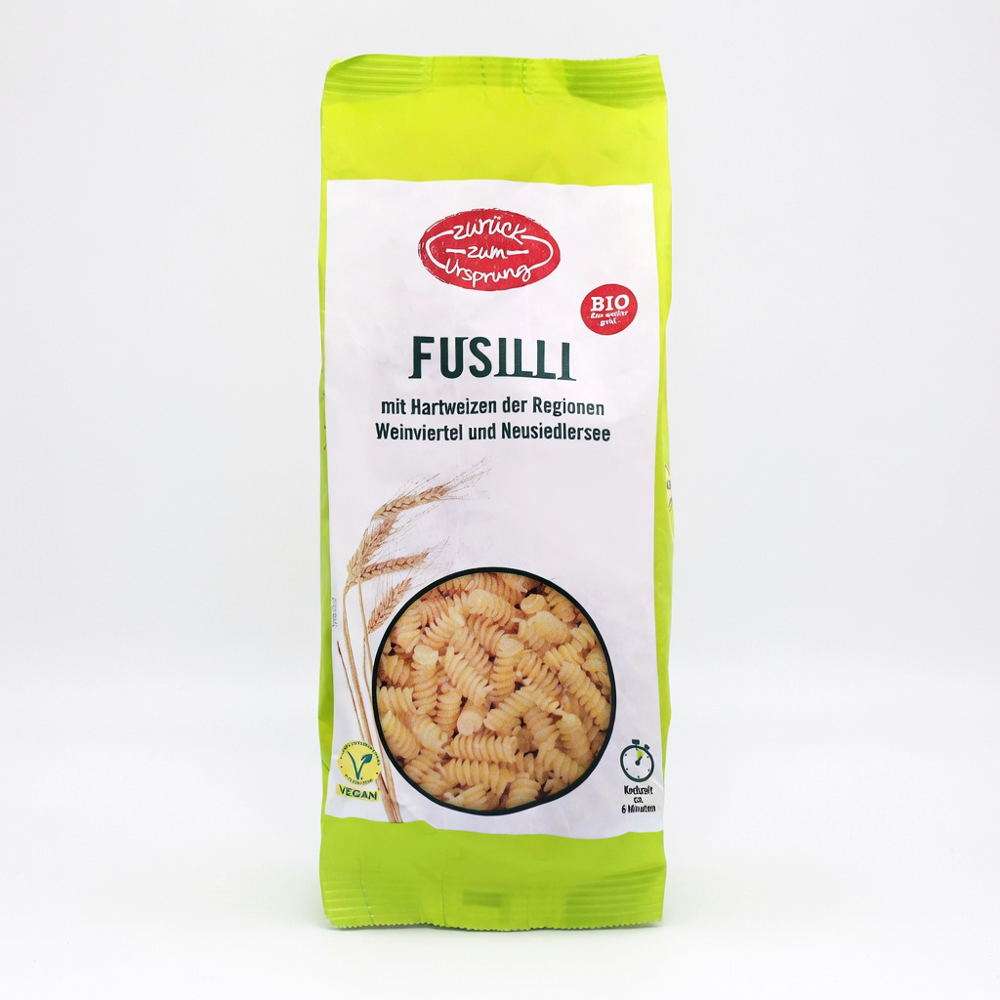 ZURÜCK ZUM URSPRUNG Fusilli Glutenfrei Bio
