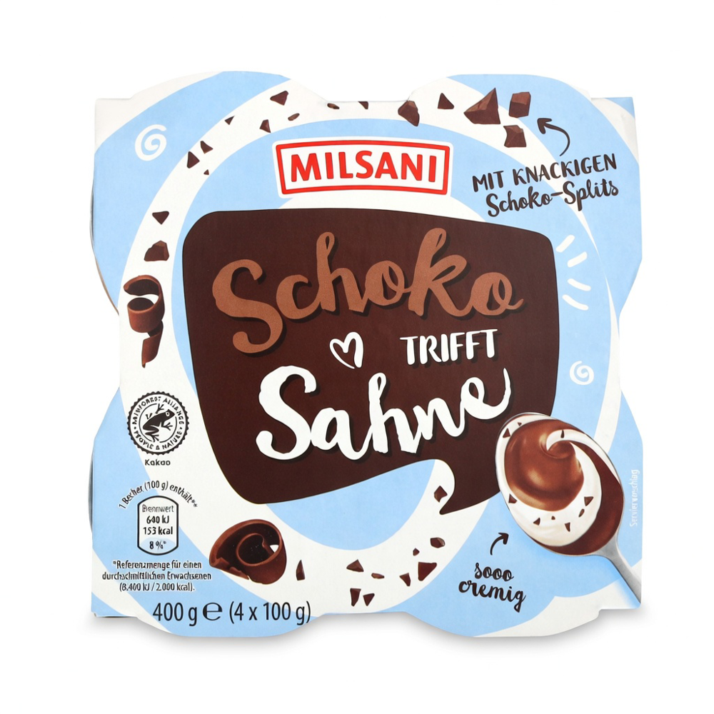 MILSANI Pudding Schoko Sahne
