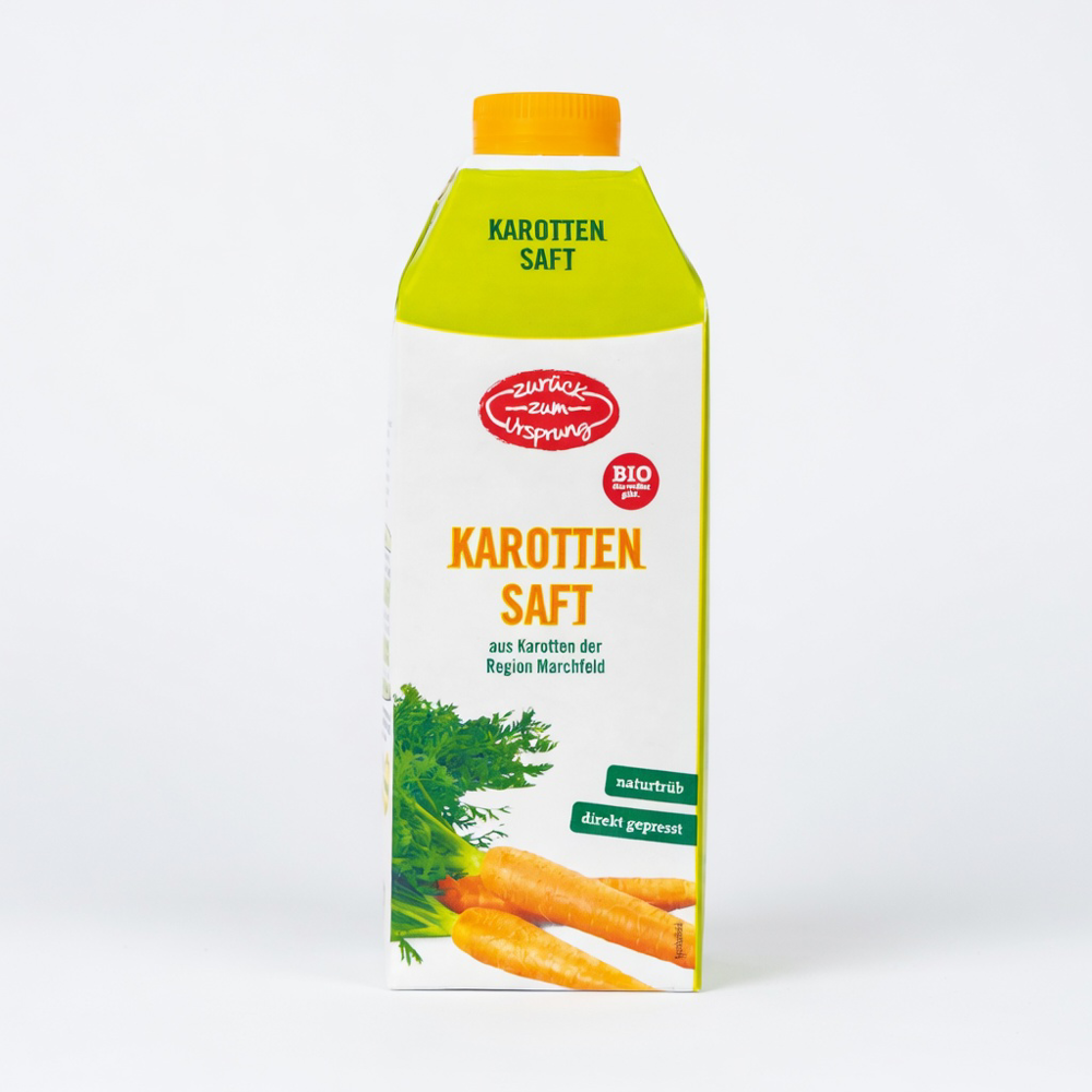 ZURÜCK ZUM URSPRUNG Karottensaft Bio