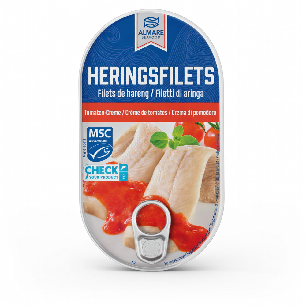 ALMARE SEAFOOD Heringsfilets Tomaten Creme