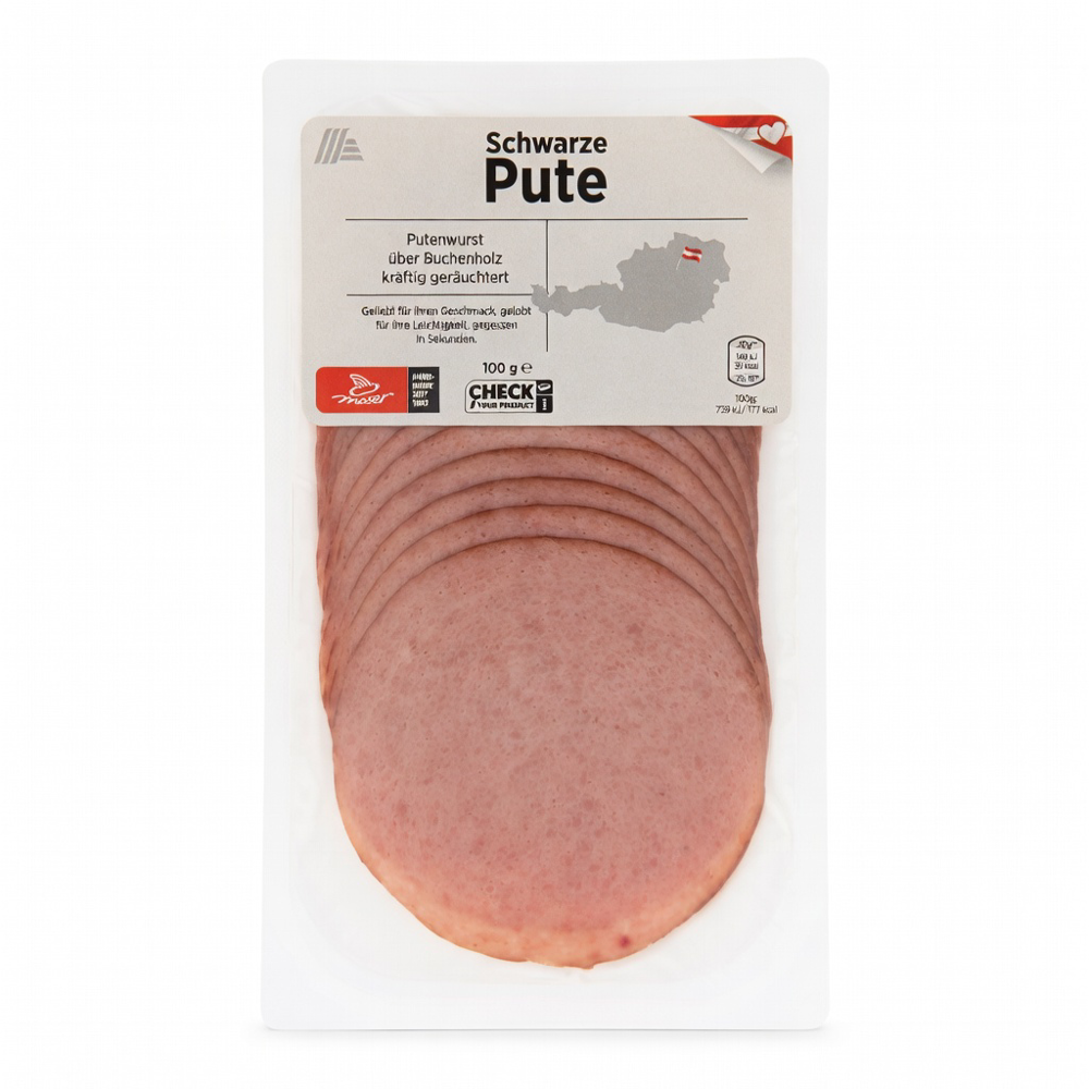 GENUSS 100% AUS ÖSTERREICH Pute Schwarz