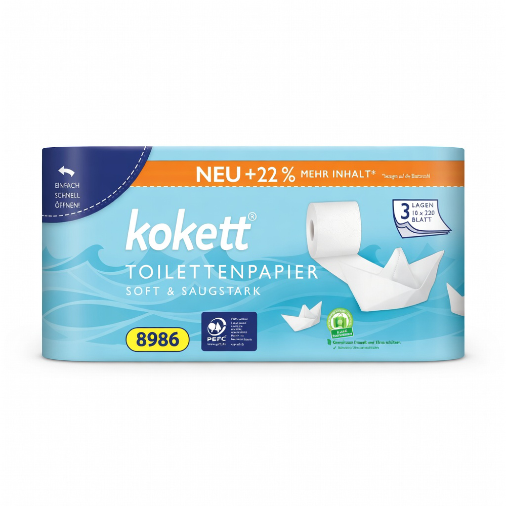 Toilettenpapier 3 Lagig