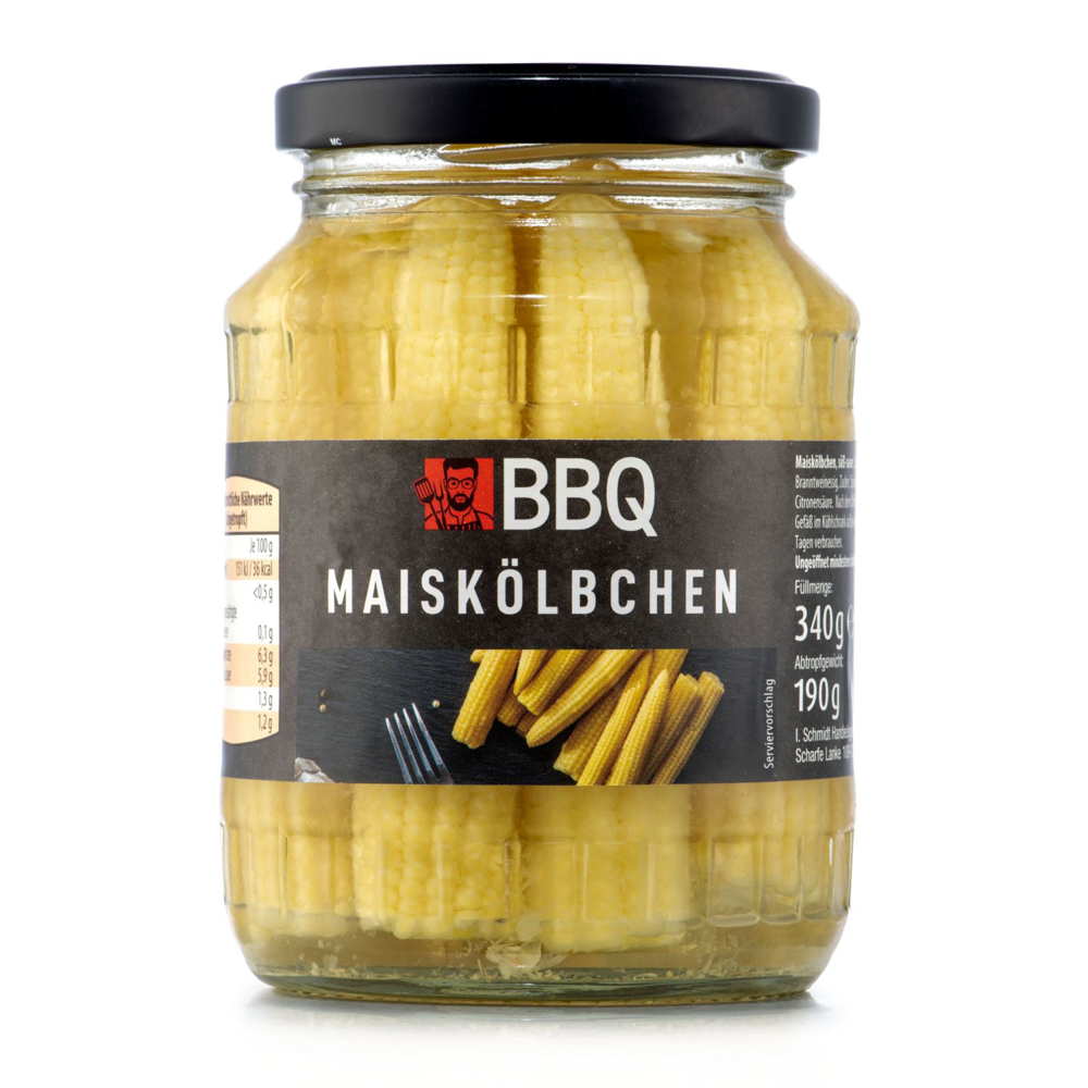 ROKSH Sauerkonserven BBQ Maiskölbchen 340g HOFER