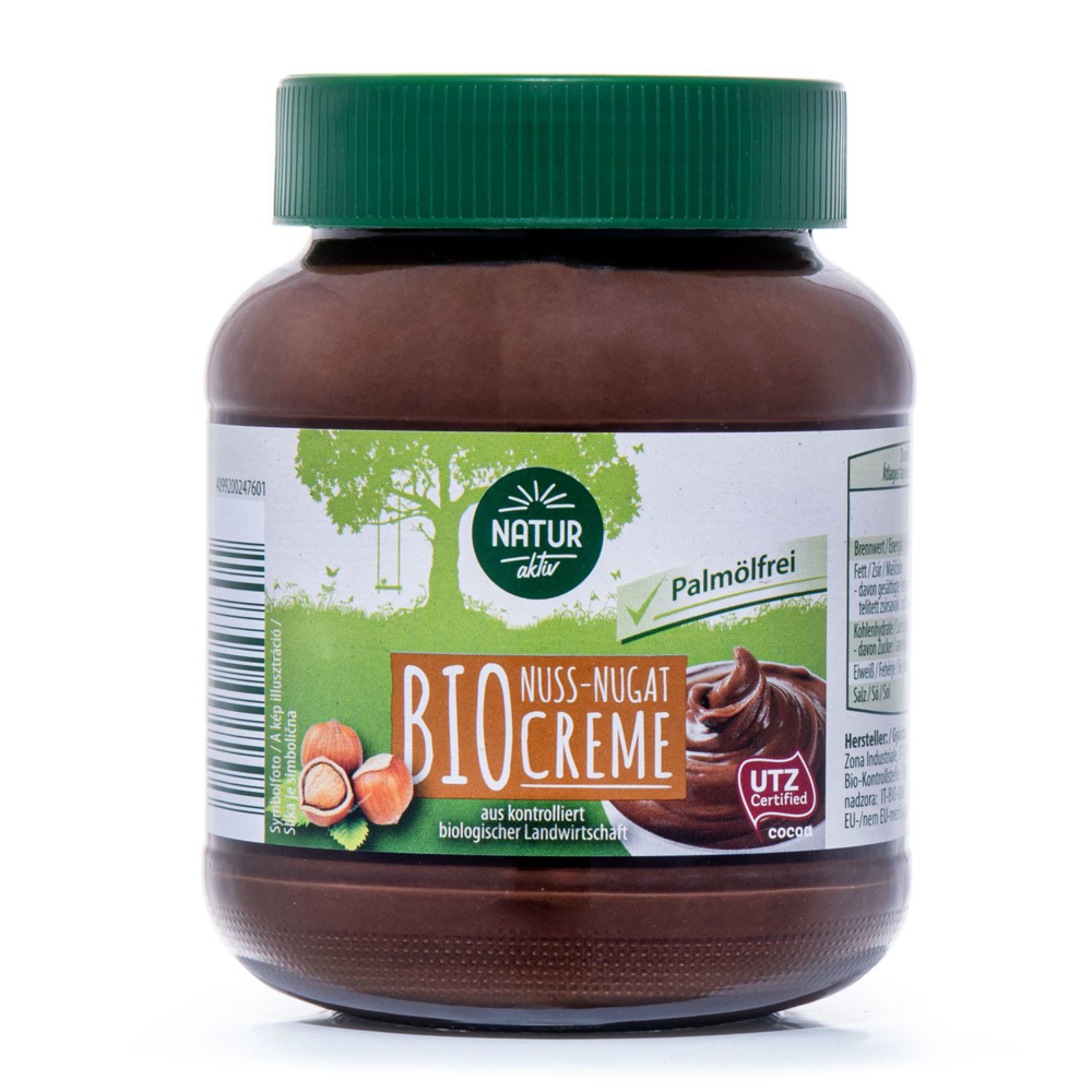 ROKSH Honig &amp; Nussaufstriche NATUR AKTIV Bio Nuss-Nougatcreme 400g