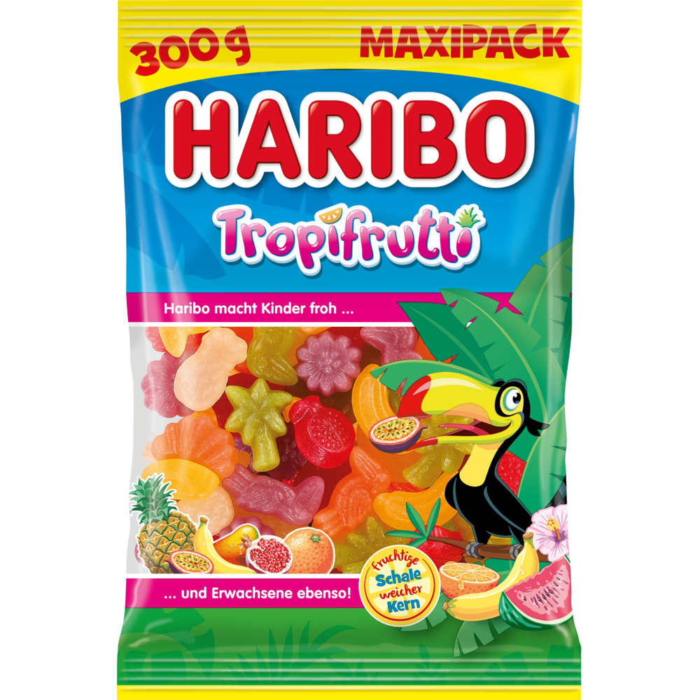 HARIBO Fruchtgummi Tropifrutti