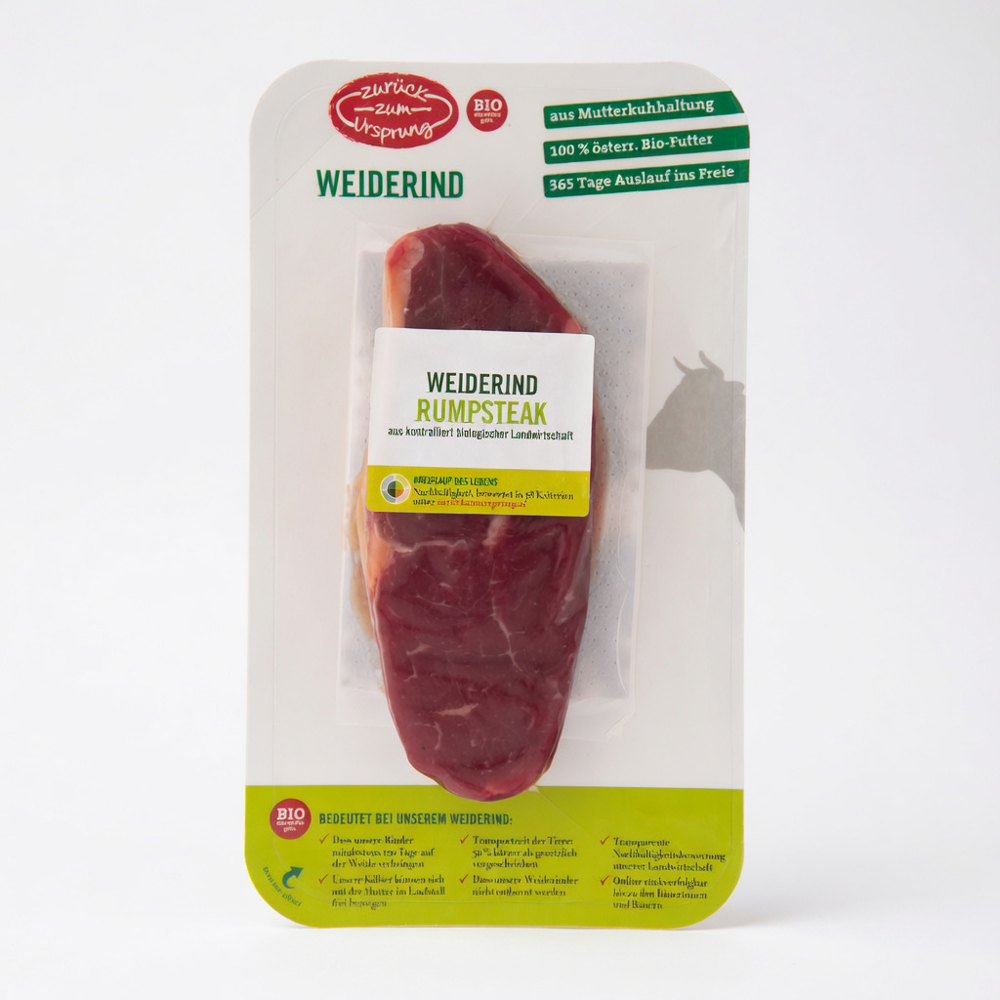 Zurück zum Ursprung Rumpsteak Rind Bio