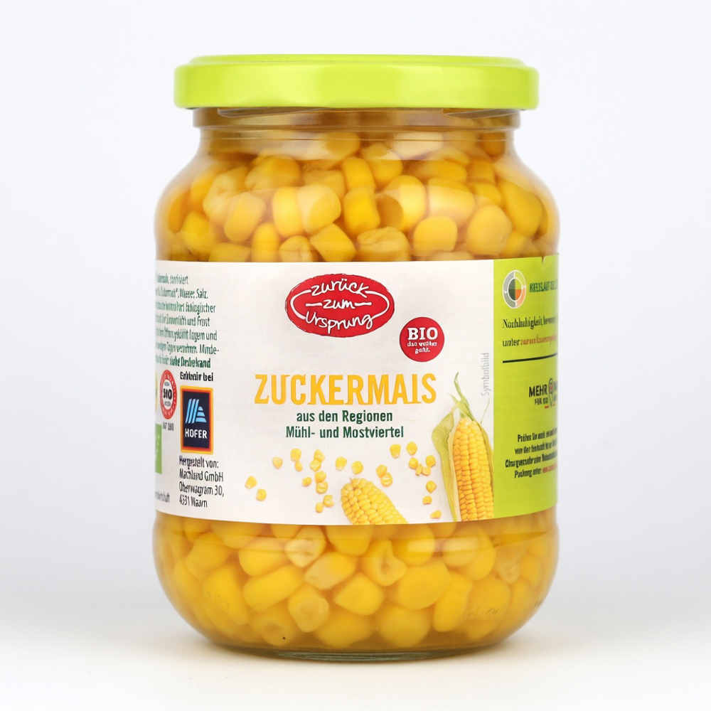 Zurück zum Ursprung Zuckermais Bio