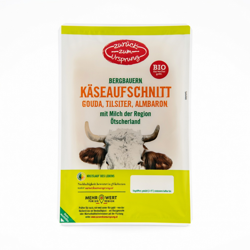 ZURÜCK ZUM URSPRUNG Schnittkaese Bio