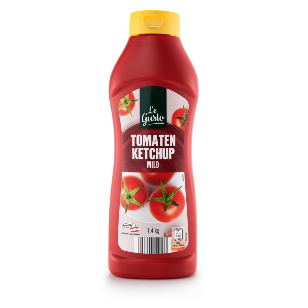 ROKSH Essig, Öl &amp; Saucen LE GUSTO Tomaten Ketchup mild 1,4kg