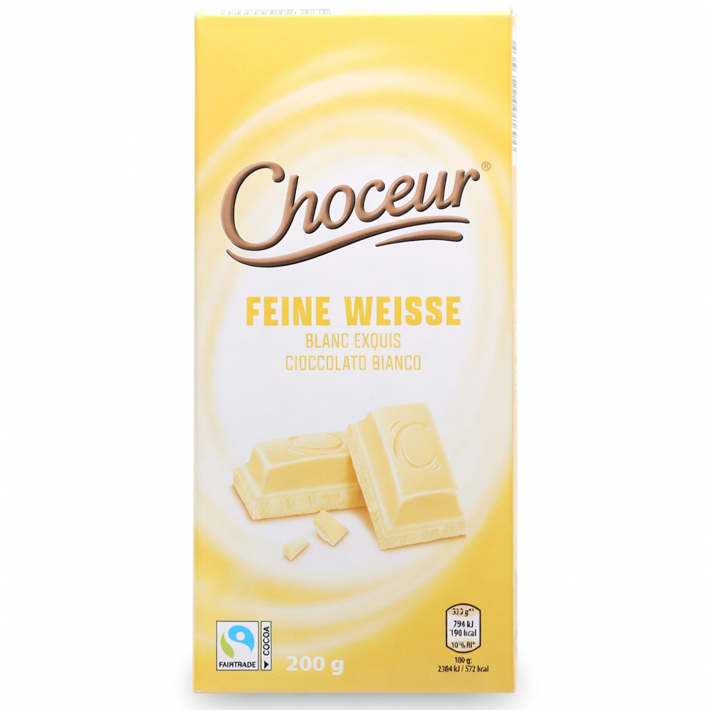 Tafelschokolade Weiss
