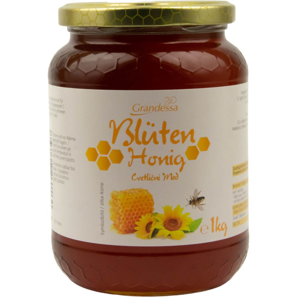 ROKSH Honig &amp; Nussaufstriche GRANDESSA Blütenhonig flüssig 1kg HOFER