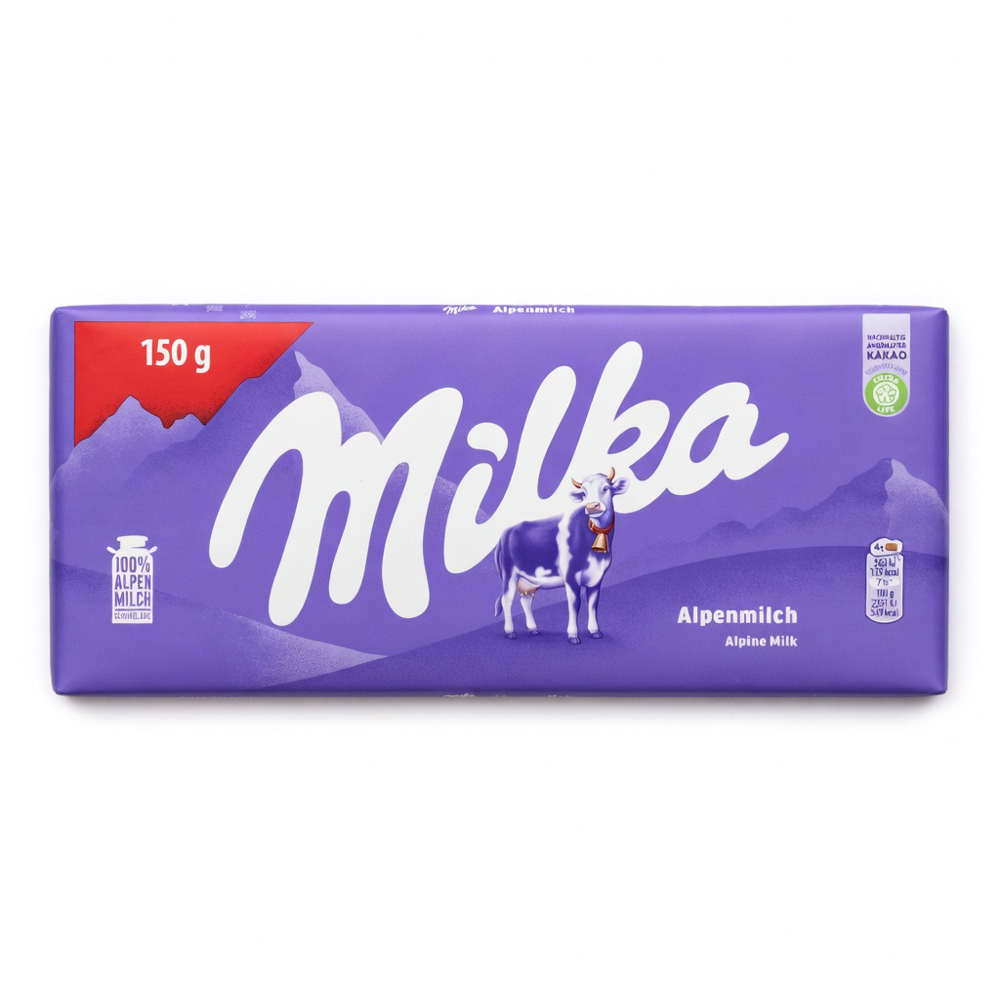 Milka Tafelschokolade Alpenmilch