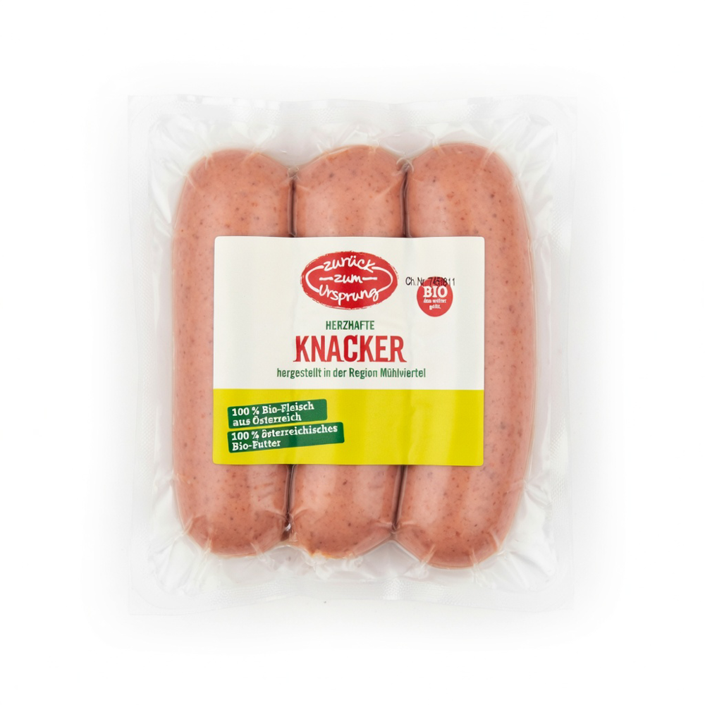 ZURÜCK ZUM URSPRUNG Knacker Bio