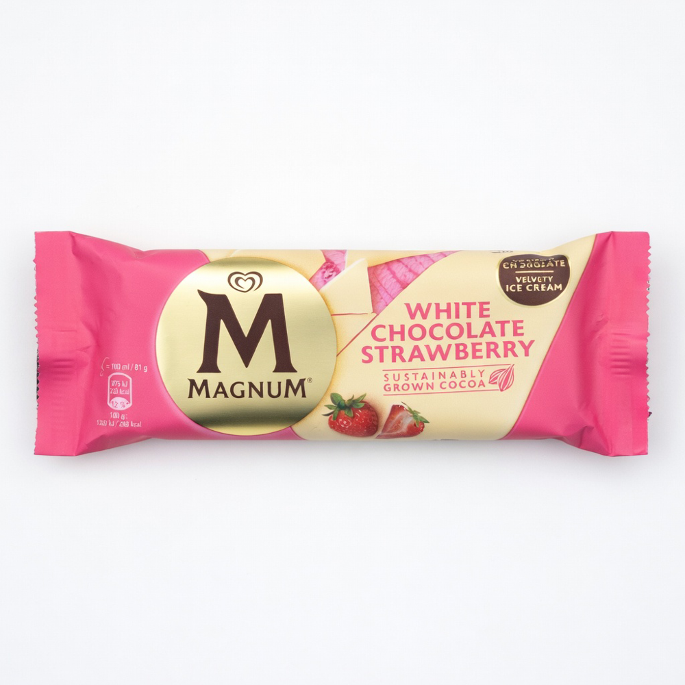 Magnum Eisamstiel White Schoko Strawberry