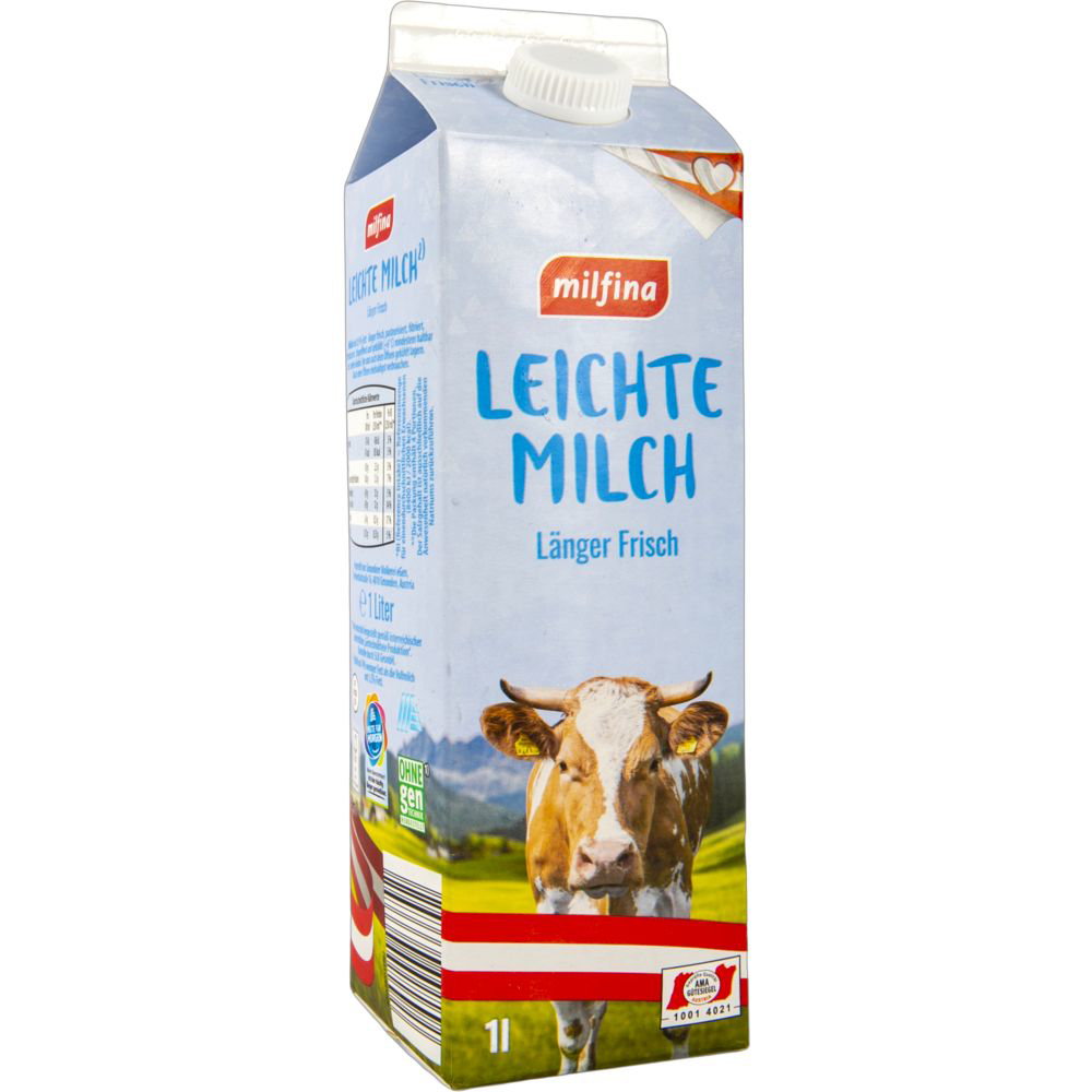 ROKSH Milch Sahne Butter MILFINA Leichte Milch L